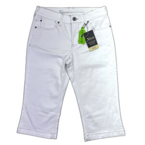 NWT Natural Reflections Camp Side Skimmer Womens Size‎ 6 White Ab Slimmer